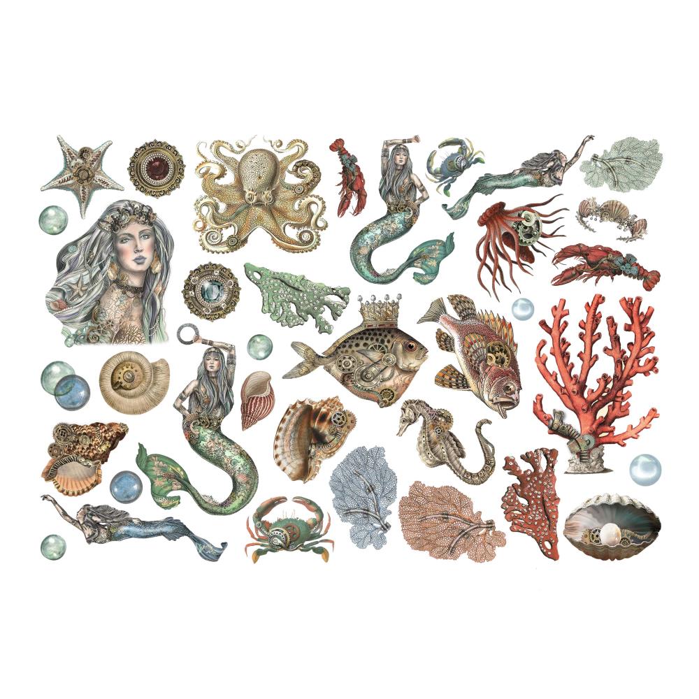 Stamperia Songs of the Sea Mermaids Ephemera